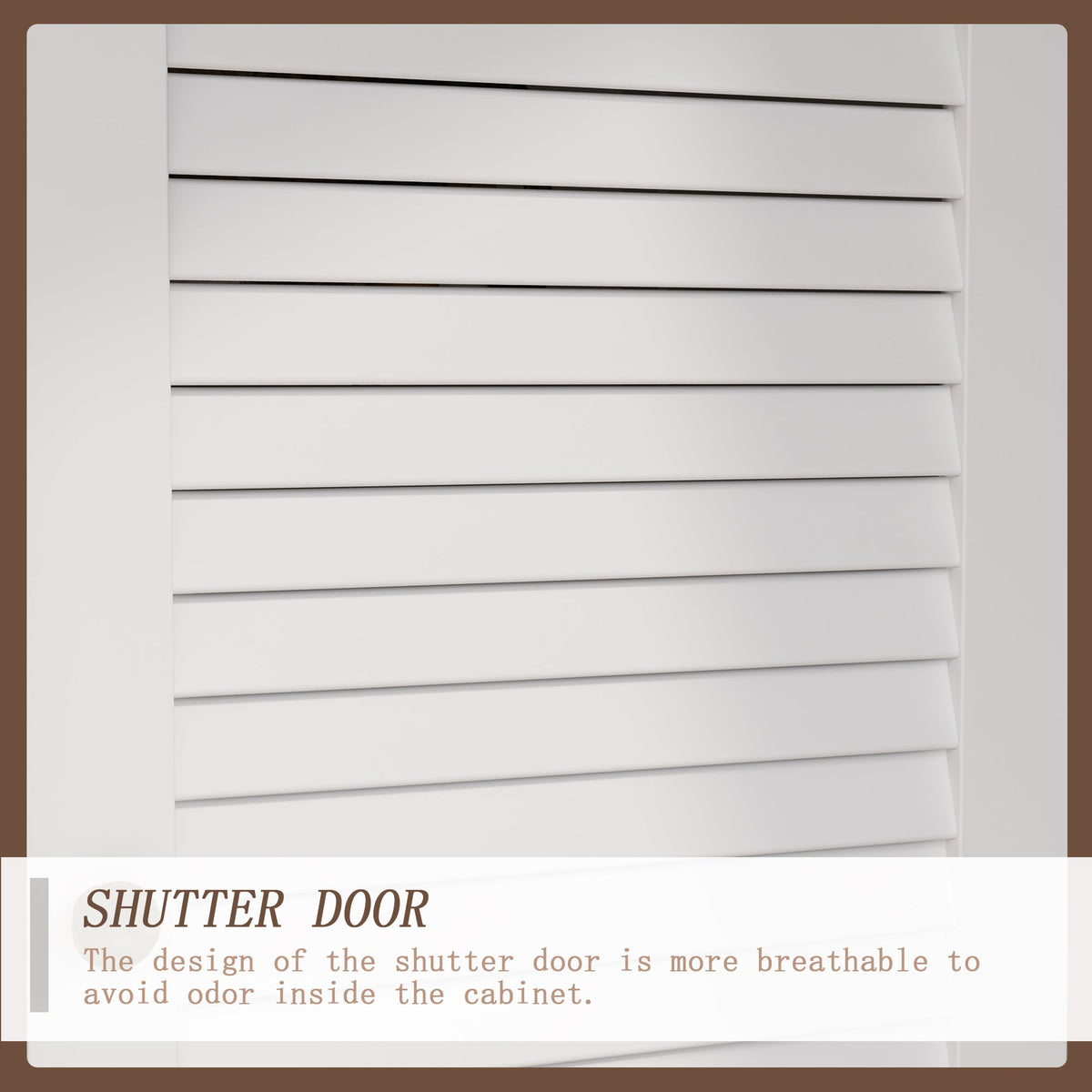 76.2 cm Modern Minimalist White Tall Storage Cabinet with 6-Tier Adjustable Shelves, Drawers and Shutter Door