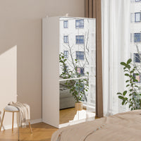 80 cm Modern White Entryway Cabinet with Spacious Drawers - Sleek Design