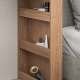 100 cm L-Shaped Modern Vanity Set with 4-Drawer Chest