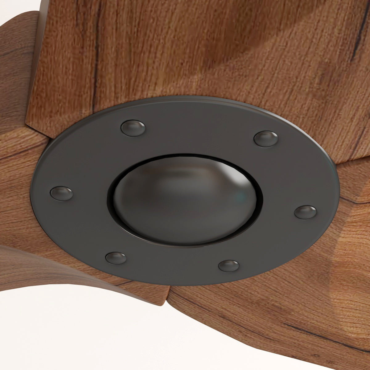 152.4 cm Modern Simple Brown Ceiling Fan With Wooden Streamline Design