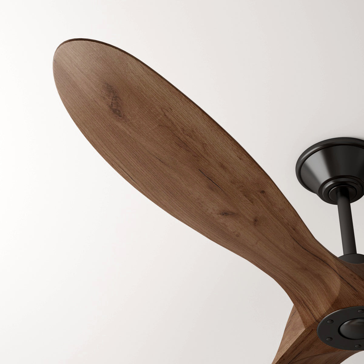 152.4 cm Modern Simple Brown Ceiling Fan With Wooden Streamline Design
