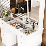 #Color_White/Glass Tabletop