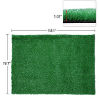 Panneaux de gazon artificiel vert naturel de 300 cm