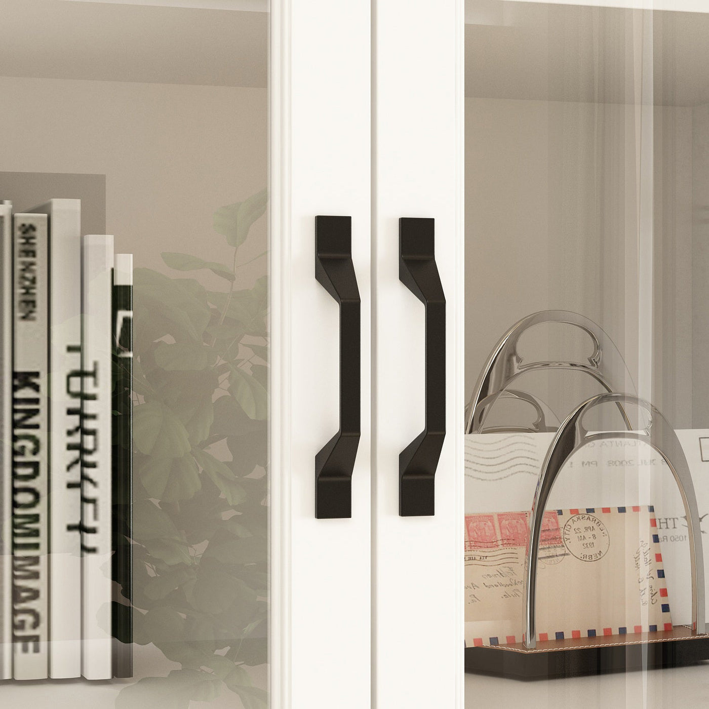 120 cm Classic White Display Cabinet Corner Shelf Storage Organizer Bookshelf in Combination