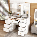 #Color_White/Glass Tabletop