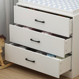 Changing Table 3-Drawer Nursery Storage Dresser Chest