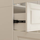 120 cm Classic White Display Cabinet Corner Shelf Storage Organizer Bookshelf in Combination