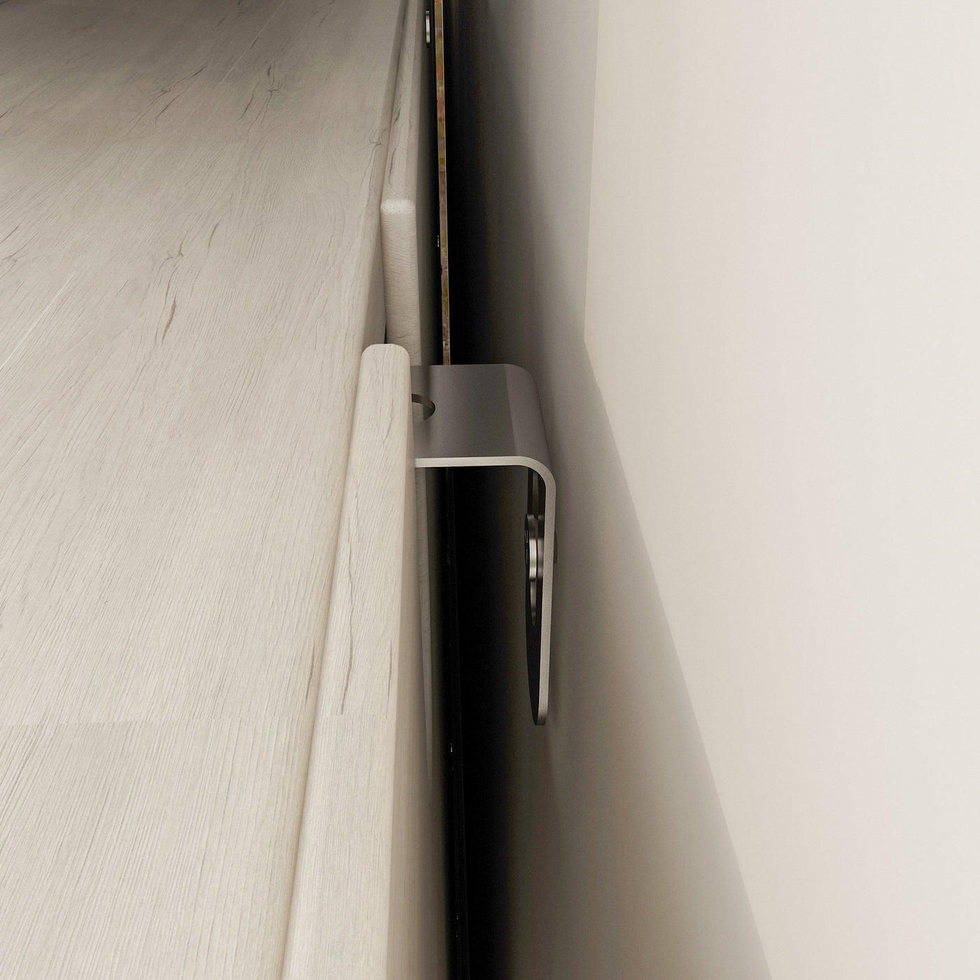 180 cm Modern White/Gray Dresser with 9 Drawers