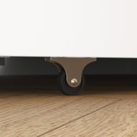 Lit escamotable blanc moderne et minimaliste de 157 cm avec prises électriques
