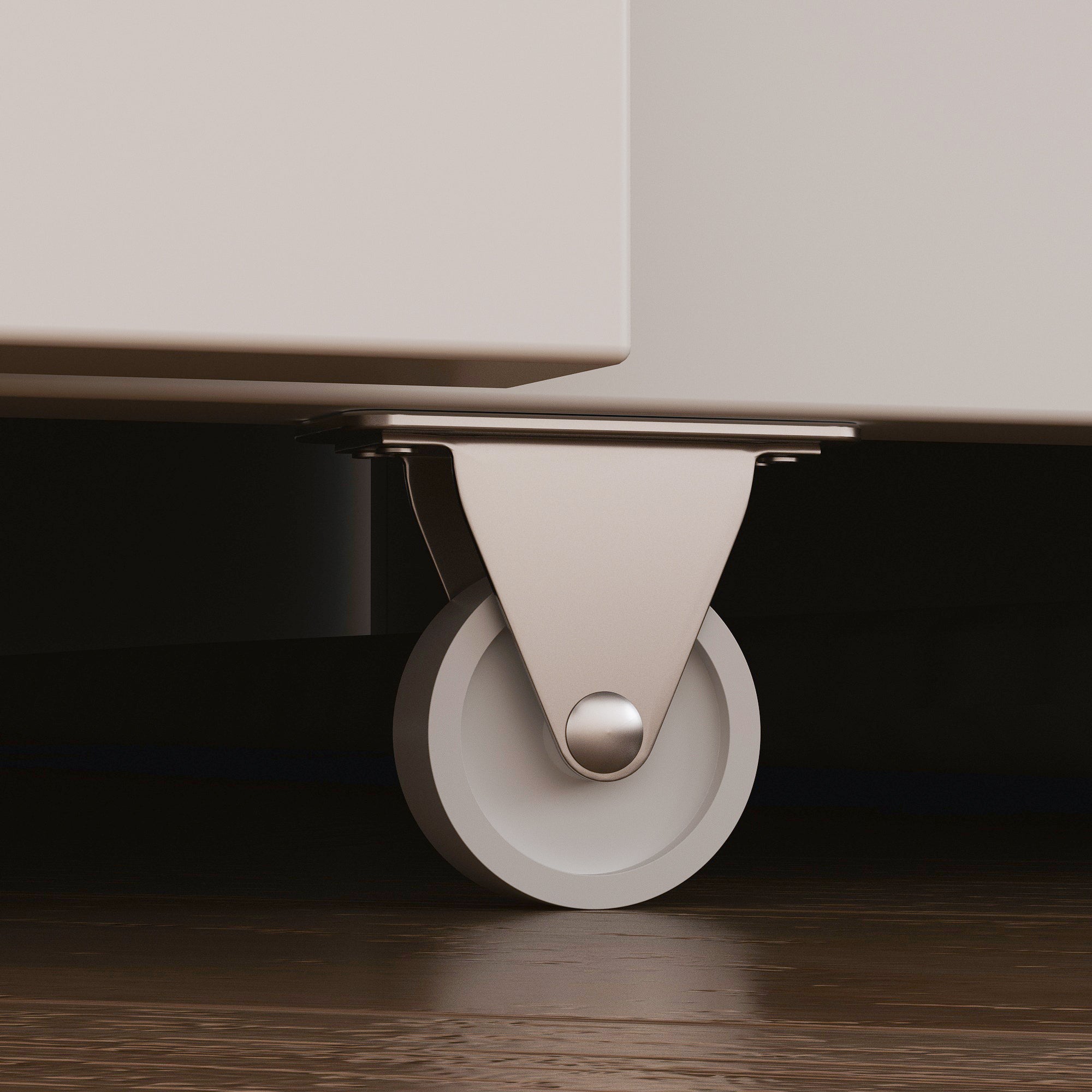 Lit pliant moderne et minimaliste blanc de 140 cm avec prises électriques