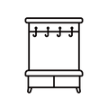 Porte-manteaux d'entrée